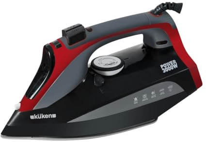 PLANCHA DE VAPOR CON SUELA DE INOX - 3000W