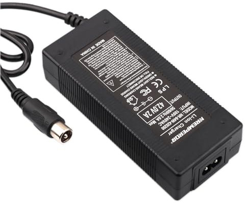 42 V Ladegerät 36 V Akku für E-Bike Ausgang 2A VAC Li-ION Lithium RCA 10 mm