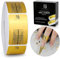 Nailskey Nail Forms for Gel Builder - 500 Pcs Self Adhesive Nail Extension Stickers for Acrylic, UV & Poly Gel with Tip Sculpting Guide - Nail Art for Home & Salon (Pack of 500)
