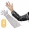 goldhik 50PCS Veterinary Insemination Rectal Gloves, Disposable Field Dressing Gutting Deer Gardening Painting Gloves，Extra Long Full Arm 35.5inch