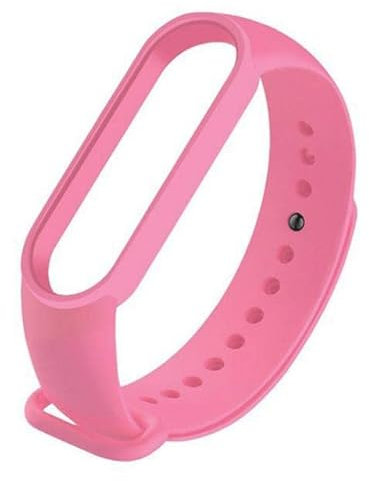 Todotumovil Correa de recambio para Xiaomi Mi Band 4. Pulsera de silicona de reloj inteligente Color Rosa Claro