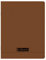 Calligraphe 18911C Un Cahier Agrafé Marron (une Marque de Clairefontaine) - 17x22 cm - 48 Pages Grands Carreaux - Papier Blanc 90 g - Couverture Polypro Transparent