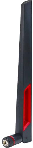 Fohevers Antena WiFi 2.4G/5G WiFi Antena RP-SMA adaptador macho giratorio 90° conector 9DBi Antena de señal WiFi omnidireccional para router inalámbrico