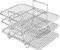 Air Fryer Rack for Ninja Air Fryer,Multi-Layer Double Basket Air Fryer Accessories 304 Stainless Steel Grilling Rack Toast Rack Cooking Rack for Oven Microwave Baking Roasting (Small)