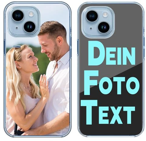 Sangkoo Personalisierte Handyhülle mit Foto für iPhone 13 Handy hülle selber gestalten Shutzhülle iPhone Handyhülle iPhone 13 Personalisiert (für iPhone 13)