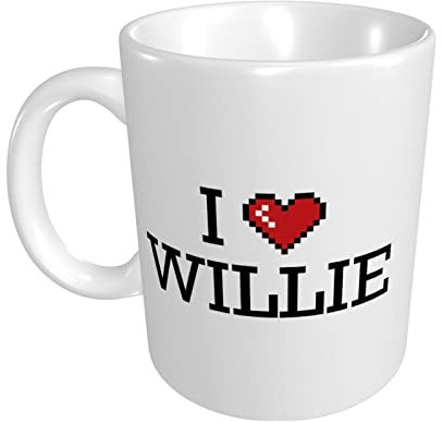 Taza divertida para mejor amigo I Love Willie, regalos para mamás, regalos novedosos