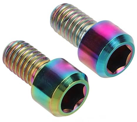 M6x10mm BoltsBike Disc Brake Cable Fixing ScrewBike Disc Brake Wire Fixing Bolt, Fix Disc Brake Cable, Rustproof, Small Size Design, DIY Replacement Part Disc Brake Sets