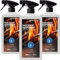 Maxxi Clean | Grillreiniger & Rauchharzentferner - das Original | 3X 700 ml in Sprühflasche extra stark [+] | Backofen- und Grillreiniger Konzentrat für Gasgrill, Edelstahl, Gusseisen