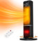 Aigostar Electric Fan Heater with Fireplace, Adjustable Thermostat, 5 Modes, 2000W Ceramic PTC Space Heater with 24H Timer, Overheat & Tip-Over Protection, Energy-Saving-ECO-Mode, Oscillation - Ayden
