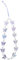 KASFDBMO Phone Lanyard Wrist Strap Butterfly and Bead Chain Phone Charm Antilost Cellphone Strap Hangings Cord for Women