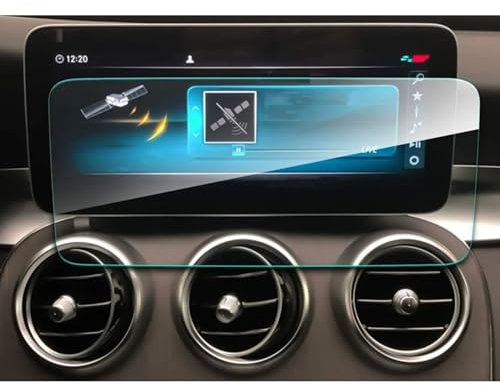 Auto GPS Navi Folie Kompatibel Mit Benz Für C-Klasse W205 2019 2020 10,25 Zoll Auto-GPS-Displayschutzfolie Navigationsdisplayfolie Hochempfindlicher Displayschutz