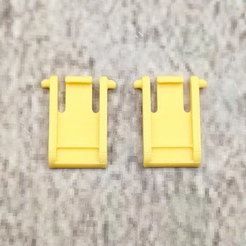 ULEIVA Replacement Keyboard Feet Yellow 1 Pair (2 Pieces) Compatible with Logitech K120 Keyboard Replacement Part Keyboard Stand Keyboard Feet (Yellow)