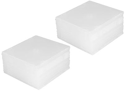 TOPBATHY Cd-DVD-Box Hüllen-Organizer 20 Stück Kompakte Cd-hüllenhalter-ablage Zur Sicheren Cd-aufbewahrung und Kratzfest