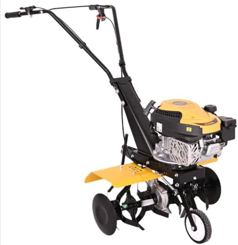 Nemura Motobineuse Thermique 80cm3 - Performante, Légère et Maniable - Moteur 4 Temps - Largeur 56 cm - Marche Avant Simple - Qualité Professionnelle - Marque Française