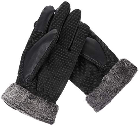 Holibanna Winter Warme Fahrradhandschuhe Für Herren Und Damen Touchscreen-handschuhe Mit Verdicktem Plüsch Winddicht Und Langlebig Geeignet Für Radfahren Und Outdoor-aktivitäten Im Kalten We