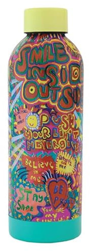 Portico Designs Ltd Arthouse Unlimited Metal Water Bottle FULL OF JOY 500ml
