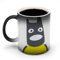 FHEDMN Taza mágica cambiante con foto personalizada, taza de cerámica sensible al calor para café y té, regalo personalizado para cumpleaños, Navidad, día de San Valentín