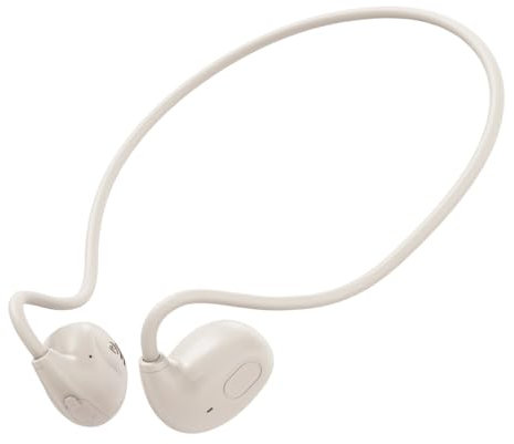 AMPLE Open Ear Wireless Earbuds Bone Conduction Headphones For Xiaomi POCO F7 Pro/Xiaomi POCO F7 Ultra [BT029] High Sound Quality, Waterproof Sports Headsets (GOLD)