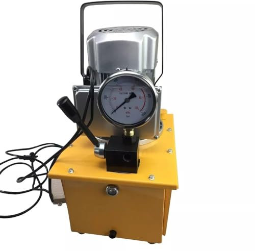 Pompe hydraulique, pompe hydraulique électrique, cylindre hydraulique, presse hydraulique, pompe de distribution pour remorque, 750 W, pour levage, pressage, pliage, coupe