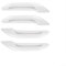 For Tesla Model 3/Y Weather Resistant Door Handle Covers (2017 2022) Stylish Matte Black Appearance (white)