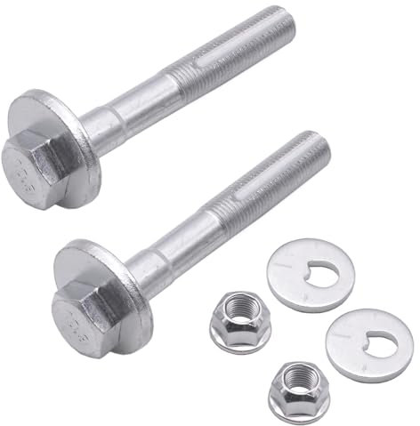 HAOTOM 2X Suspension Vis excentrique de réglage du carrossage Boulon de bras Pour Audi Q7 4LB Pour Porsche Cayenne 9PA 92A Pour VW Touareg Amarok WHT001833 M14X1.5