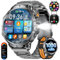 BENYAR SMART-Montre Connectée Homme avec Batterie 1000mAh, 1,85'' HD Grand Écran Smartwatch Militaire avec Lampe LED, Appels pour Android iOS, Étanche IP68, 120+ Modes Sport Bracelet Sportif
