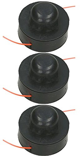 SPARES2GO Spule & Schnur für Wolf Rasentrimmer/Trimmer (3 Stück)