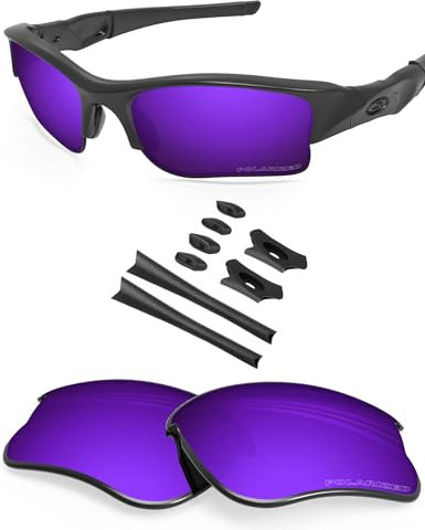 BlazerBuck Anti-salz Polarisierte Ersatzgläser für Oakley Flak Jacket XLJ - Kosmisches Lila