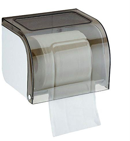 Toilettenpapierhalter zur Wandmontage, wasserdicht, Kunststoff