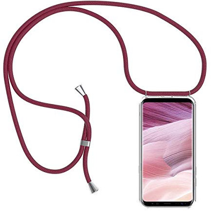 Hkess Étui Silicone Coque pour Huawei P Smart 2019 Cordon Tour De Cou Telephone Case - Housse pour Smartphone Lanyard Case Holder - Cordon Collier Dragonne Telephone Portable Coque, Lanyard Réglable