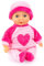 Bayer Design 92802AS My First Baby 28cm, Babypuppe, Weichkörperpuppe mit Schlafaugen, sehr handlich, niedliches Outfit, rosa