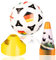 Plitsch Platsch Fußball Trainings Set für Kinder Rasen Strand | Fussball, 4 Pylone/Kegel und 4 Markierungshütchen