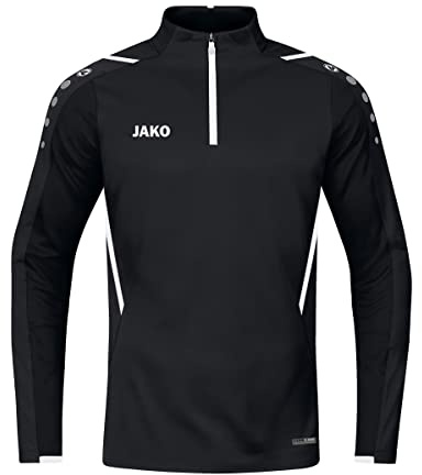 JAKO Herren Ziptop Challenge, Schwarz/Weiß, XXL