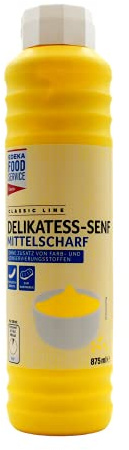 Classic Line Delikatess-Senf Mittelscharf, 12er Pack (12 x 875ml)