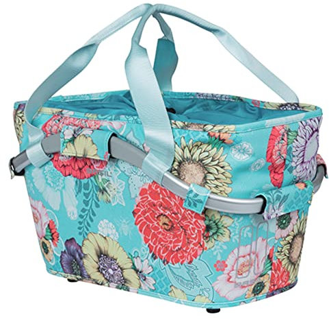 Basil B.V. Unisex – Erwachsene Mik Basil Bloom Gepäckträgertaschen, Sky Blue, 48x28x24 cm