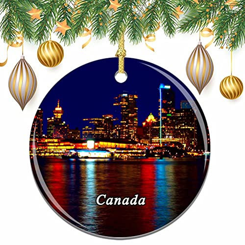 Kanada Vancouver Weihnachten Weihnachtsbaum Ornament Dekoration Hochzeit hängende Anhänger Dekor City Travel Souvenir Collection