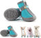 Havenfly 4 stücke Hundestiefel Pfotenschutz,atmungsaktive Hundeschuhe für kleine mittelgroße Hunde mit reflektierenden Riemen,rutschfeste Welpen-Wanderstiefel