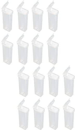 VILLCASE Slides Cases 20 Pcs Slide Case Microscope Slides Pathological Slide Storage Glass Slides for Microscopes Slide Mailer Saline for Wounds Tiger Keychain Trombone Mailing Folder
