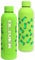 Minecraft - Personalisierte Wasserflaschen für Kinder - Wasserflasche aus Edelstahl - Auslaufsichere Flasche - BPA-freie - 700ML - Grün