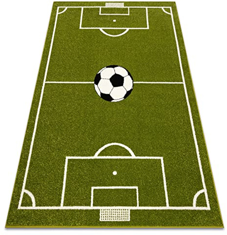rugsx Teppich Mundial Fußballplatz, Fußball - grün 100x160 cm