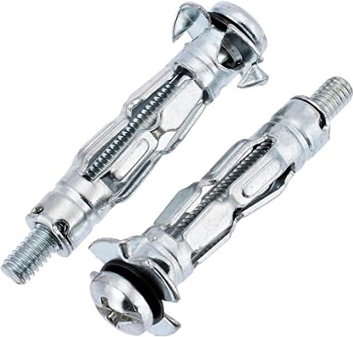 fiXte® Confezione da 20 tasselli per fissaggio a parete in cartongesso in metallo resistente, M5 x 37 mm