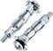 fiXte® Confezione da 20 tasselli per fissaggio a parete in cartongesso in metallo resistente, M5 x 37 mm