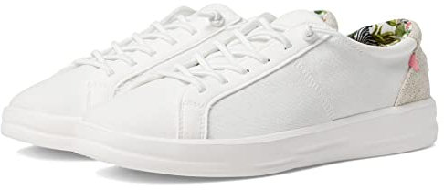 HEYDUDE Karina Sneaker Damen Schuhe - Sneaker mit Easy-on Lace System, Coconut White, 36