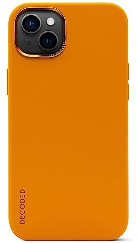 Decoded Premium Silikon Handyhülle - iPhone 14 - Getestet von Apple - Extra Schutz - Stoßdämpfend - Hülle - Schutzhülle - Rundumschutz - Handy Hülle – Orange