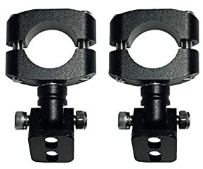 ZUMLED Kompatibel mit R1200GS R1250GS Nebelscheinwerferhalterungen LED-Leuchtenhalterung Zusatzscheinwerfer Kompatibel mit BMW R 1200 GS LC ADV R 1250 GS Adventure 2014–2022 (Color : Noir)
