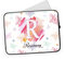 Personalised Laptop Case Sleeve - Ladies - Colourful Butterflies - Any Name/Initial - Tablet Chromebook Bag Gift (12-13 inch)