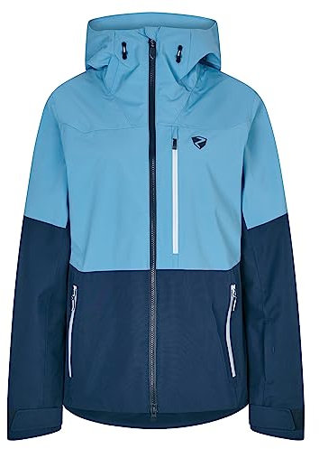 Ziener Damen TURIS Ski-Jacke/Freeride | sympatex, PFC frei, Wolle, hale navy, 44