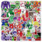 50Pcs Cartoon Mixed Sticker Waterproof Stickers Game Laptop Skateboard Water Bottle Computer Skate Decals Teens Birthday Party Favors Supplies (1,50Pcs)
