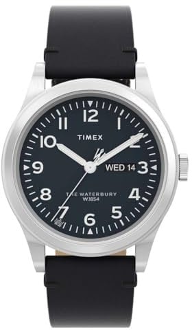Timex Herren Analog Quarz Armbanuhr Waterbury Traditional