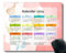 YENDOSTEEN 2024 Kalender Mauspad,Spiel Naht Mousepad, Linie Lichtfarbe Winkelton 2024 Kalender Horizontale Version Natur Gaming Mauspad